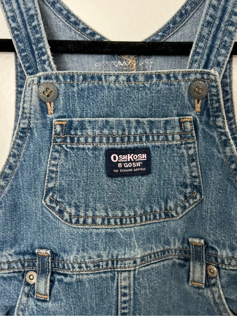 OshKosh B'gosh Denim Overall Dress in Blue
